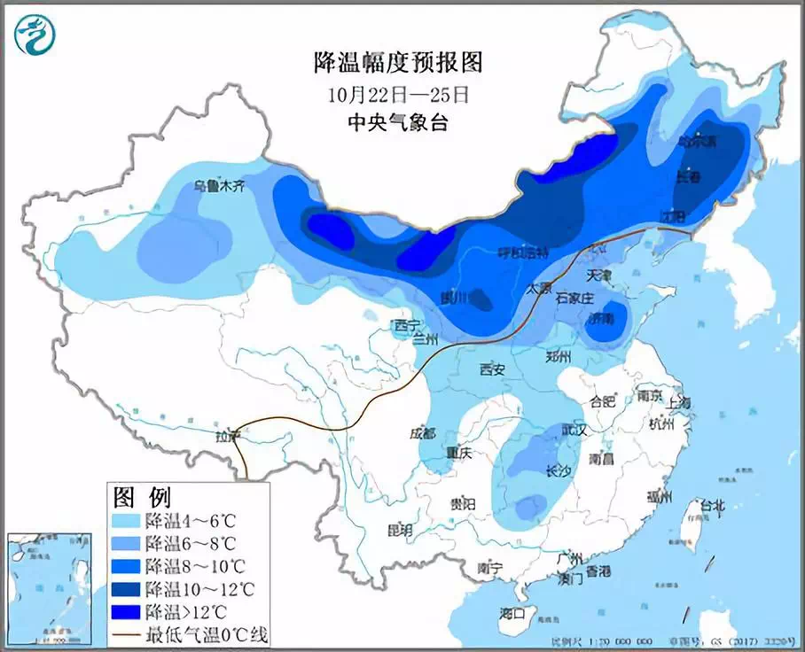 河南将迎来一次降雨降温天气阵风可能达到7级左右
