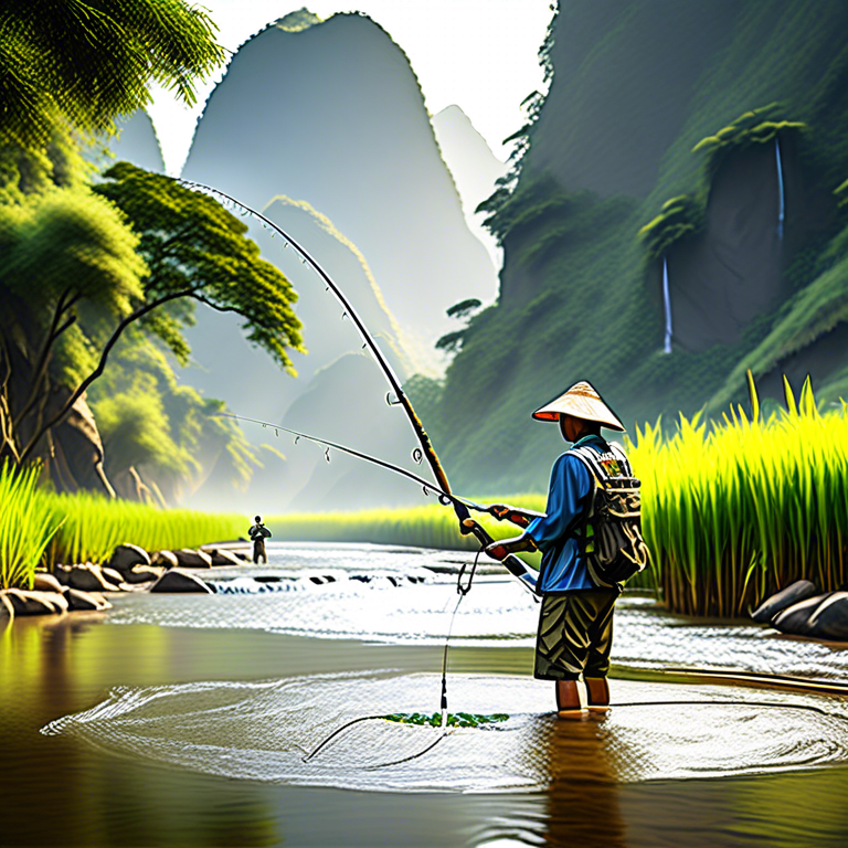 雁荡溪流钓：体验山水间的宁静与乐趣